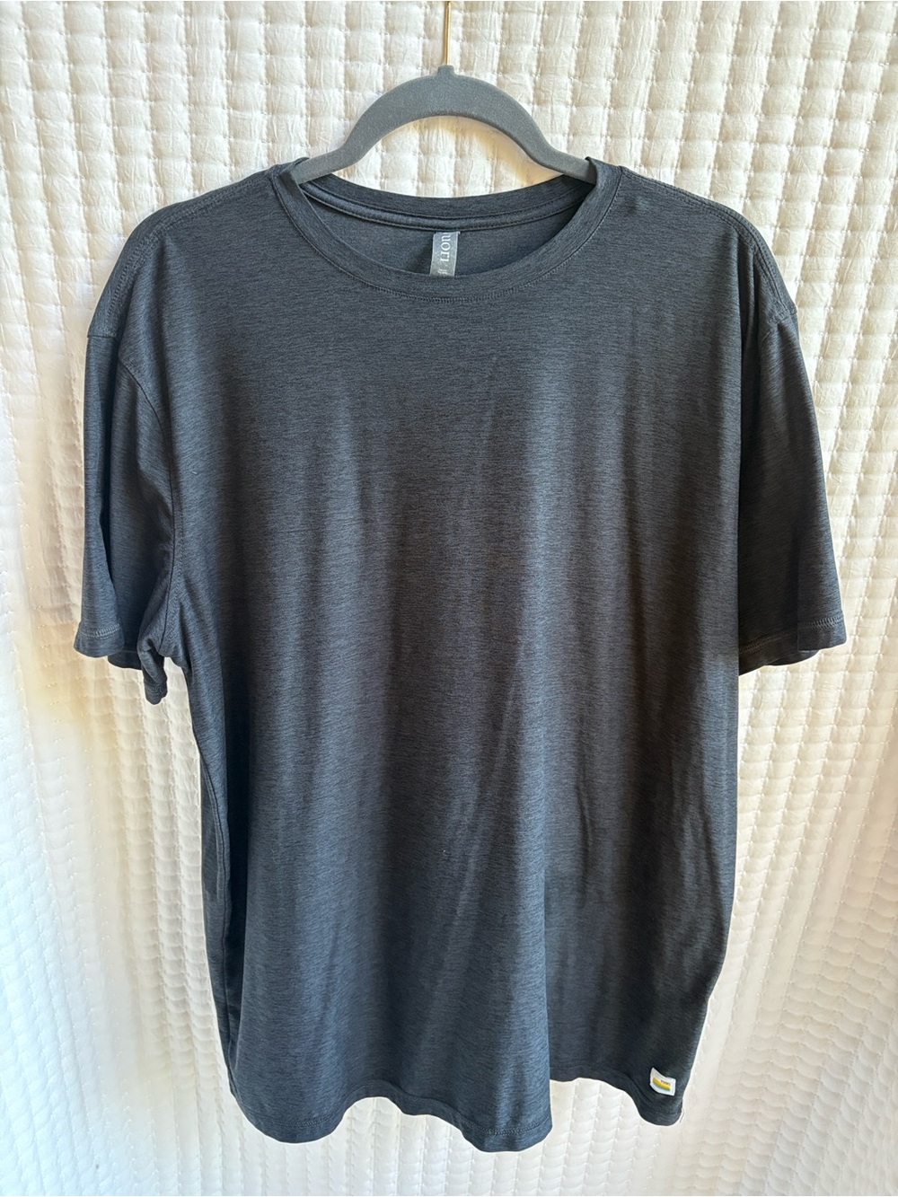 Vuori Dark Charcoal Short Sleeve Crew Tee